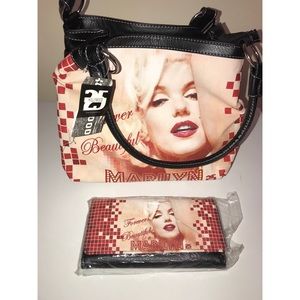 Marilyn Monroe Purse with Matching Wallet